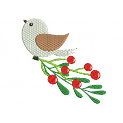 Stickdatei - Vogel Beere